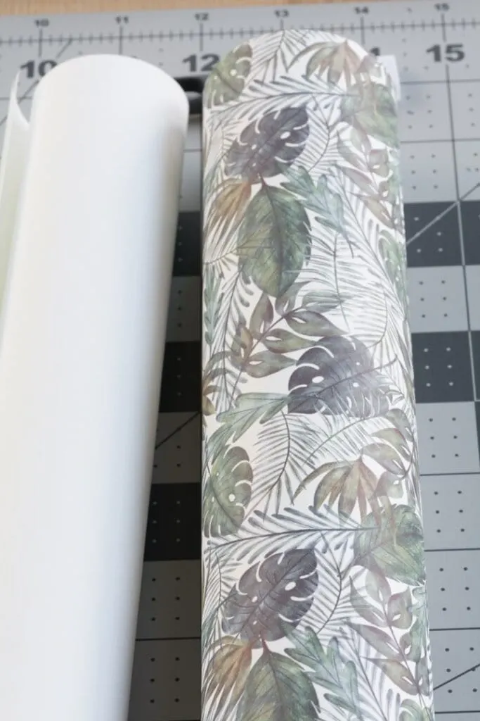 Cricut infusible ink sheets with leaf patterns
