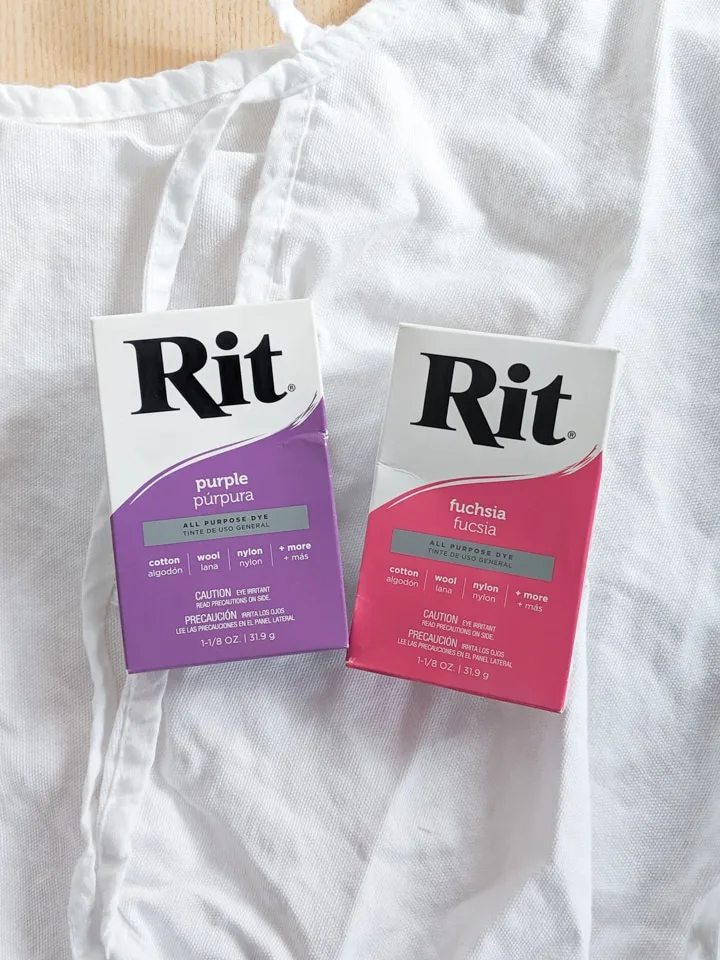 packages of rit dye