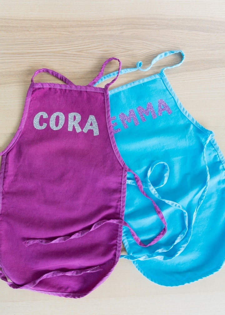 personalized kids aprons
