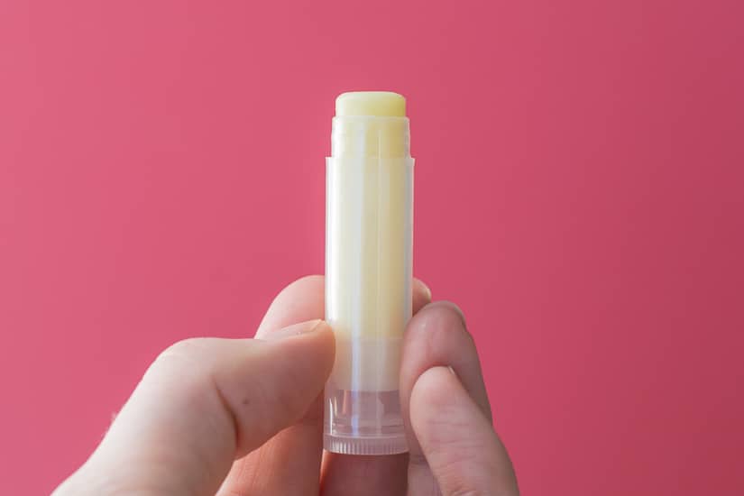 DIY beeswax lip balm