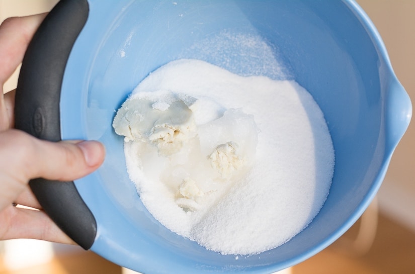 how to make peppermint and vanilla sugar scrub
