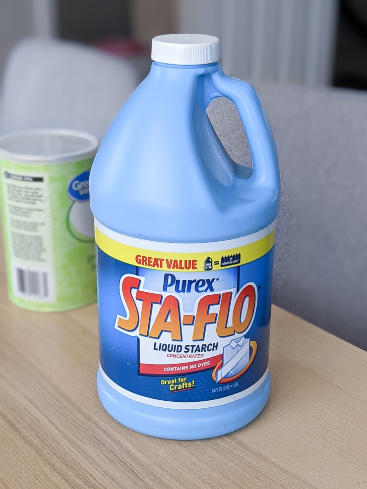 bottle of liquid starch