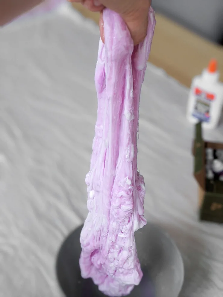 DIY slime using borax and glue