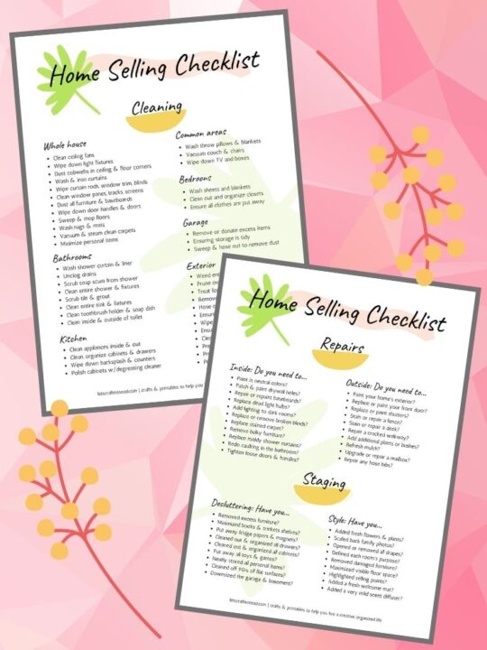 The Only Free Printable Home Selling Checklist You Need