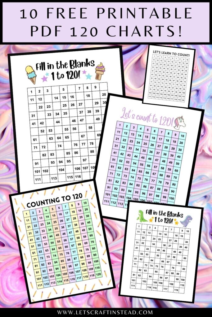 10 free printable 120 charts you can download instantly!