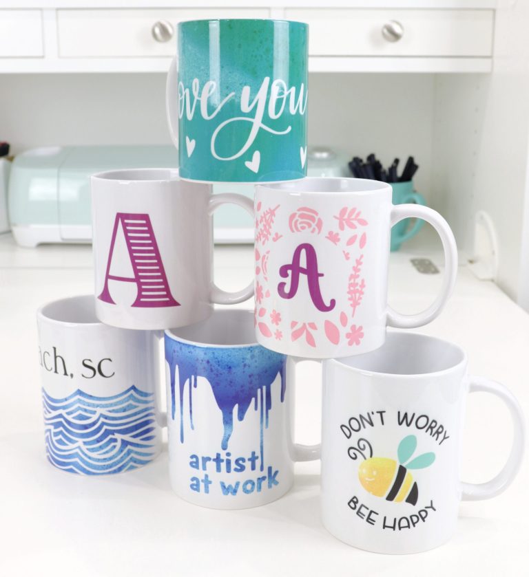 multiple design on coffee mugs