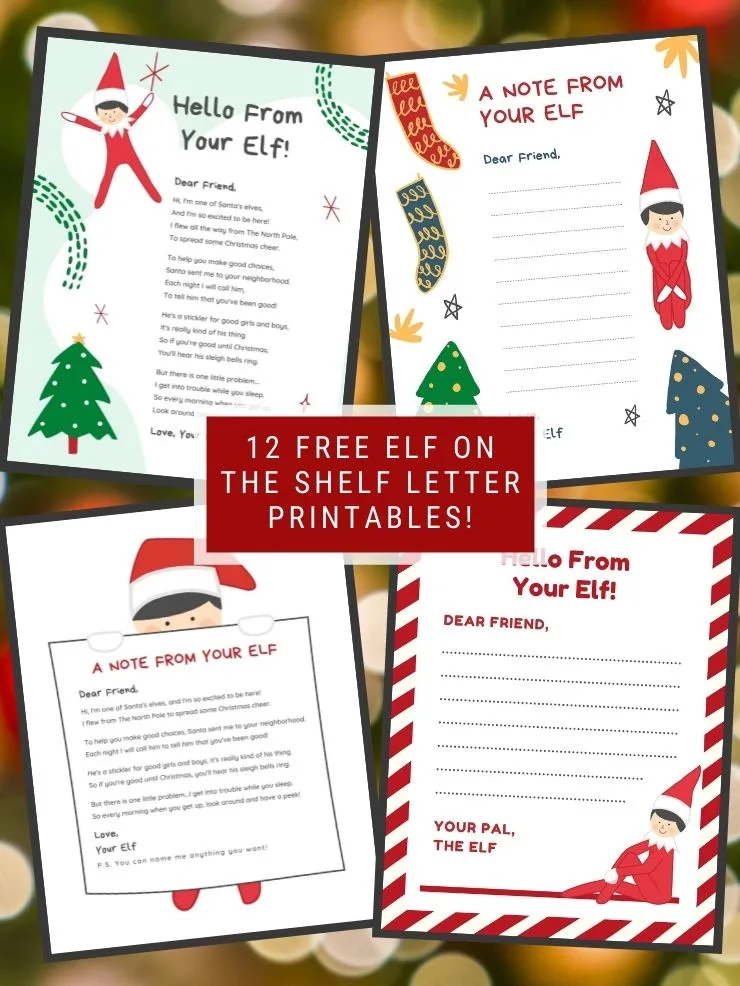 12 Free Printable Elf On The Shelf Letters For Instant