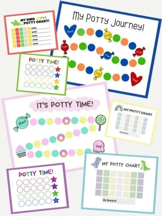 POTTY TRAINING MADE FUN WITH PRINTABLE POTTY CHARTS