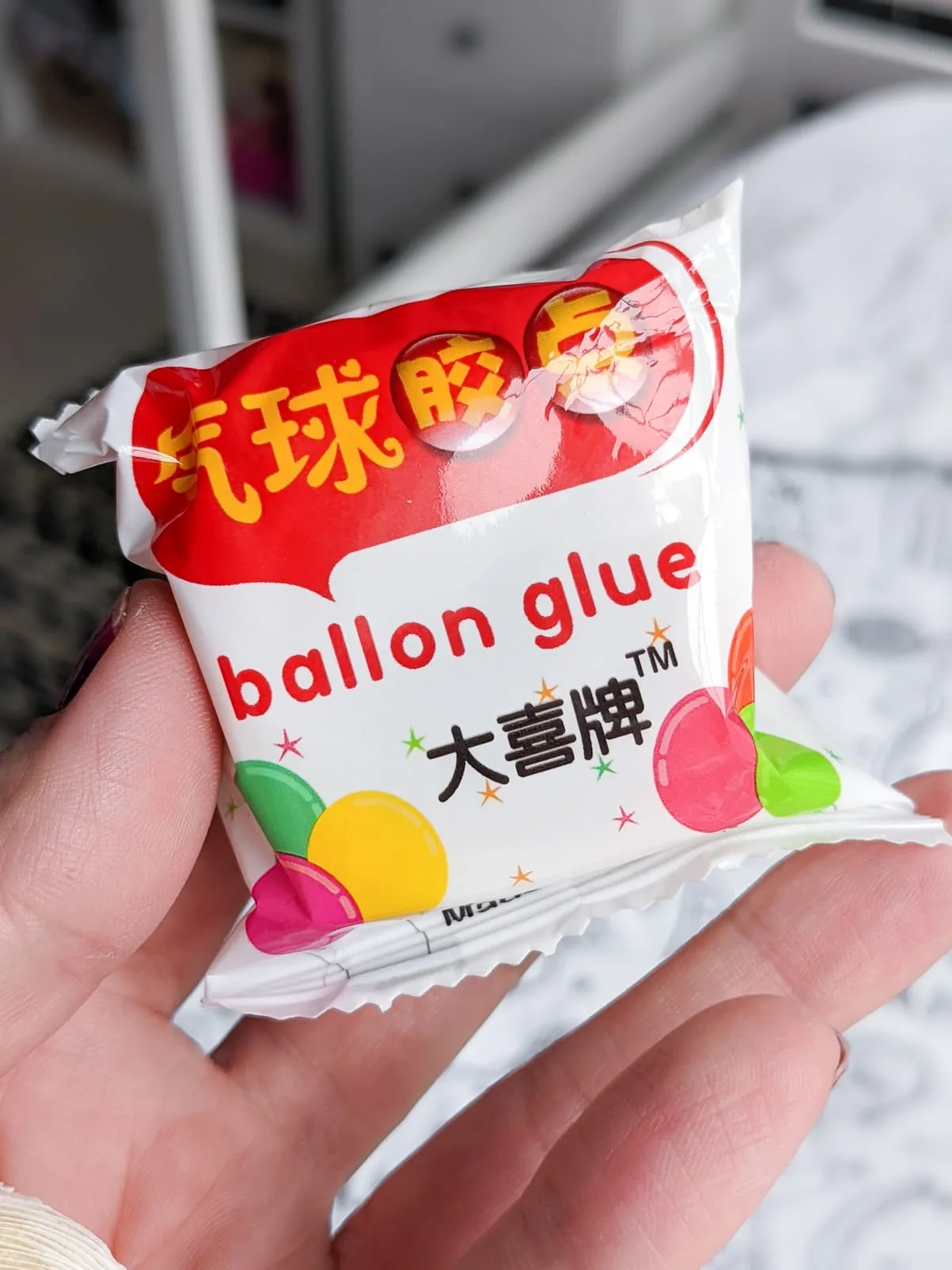 package of balloon glue