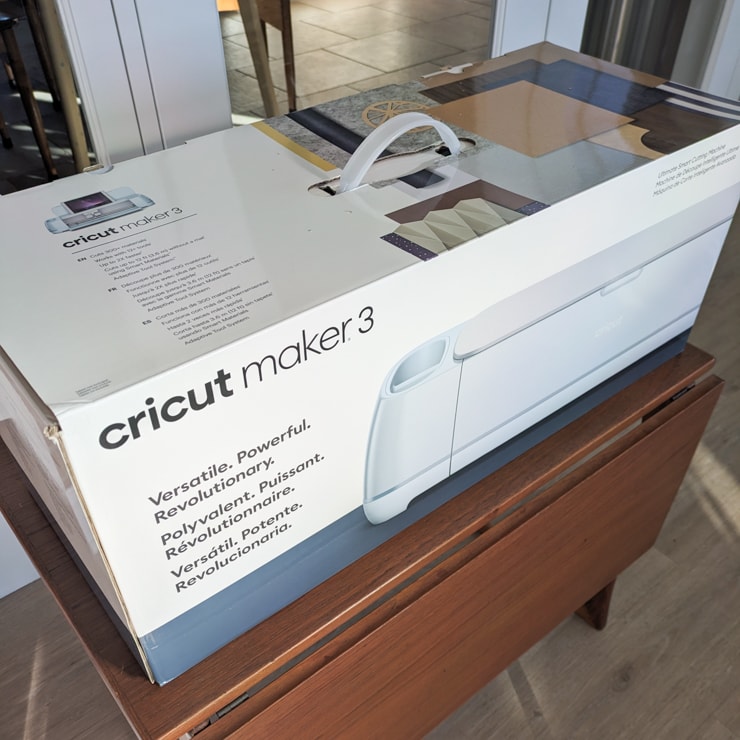Cricut Maker 3 in a box
