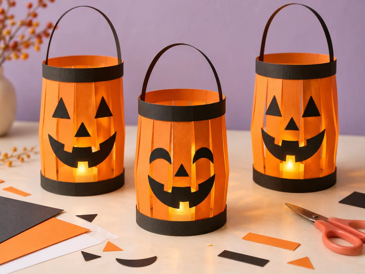 Create Festive Halloween Paper Lanterns: A Fun Seasonal Craft Project